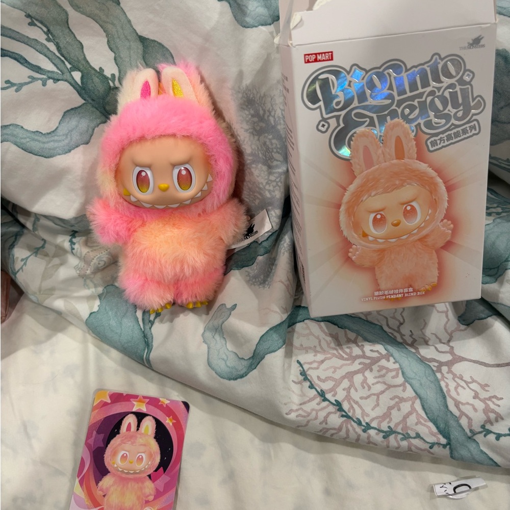100% Confirmed Loyalty Authentic Pop Mart Labubu Big Into Energy Series